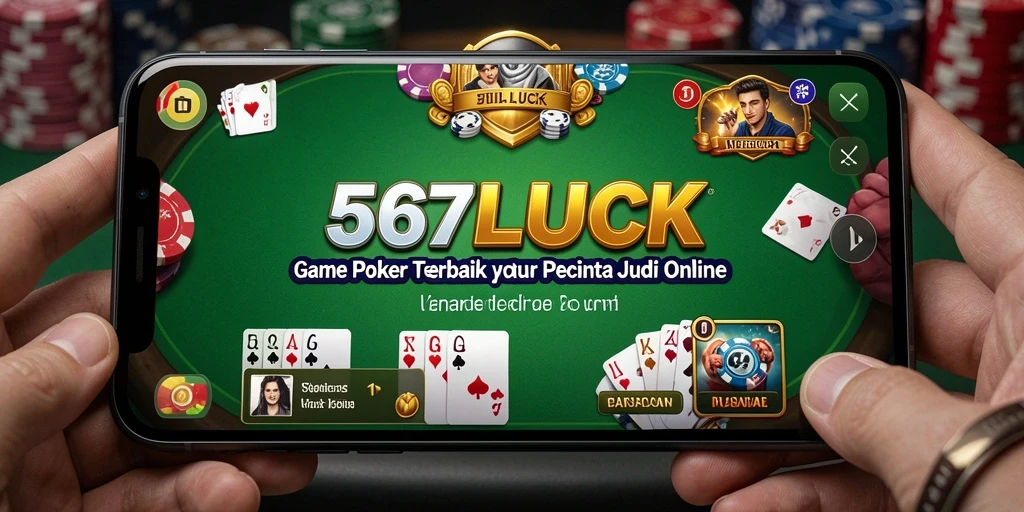 Tampilan gameplay seru dalam aplikasi poker 567LUCK.