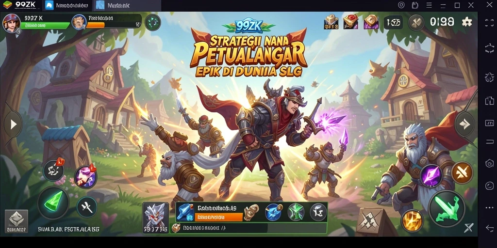 Tampilan gameplay 99ZK yang dinamis dan penuh strategi.