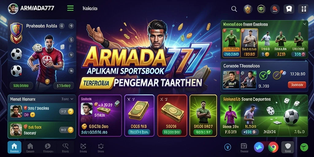 Tampilan menarik dari gameplay Sportsbook ARMADA777.
