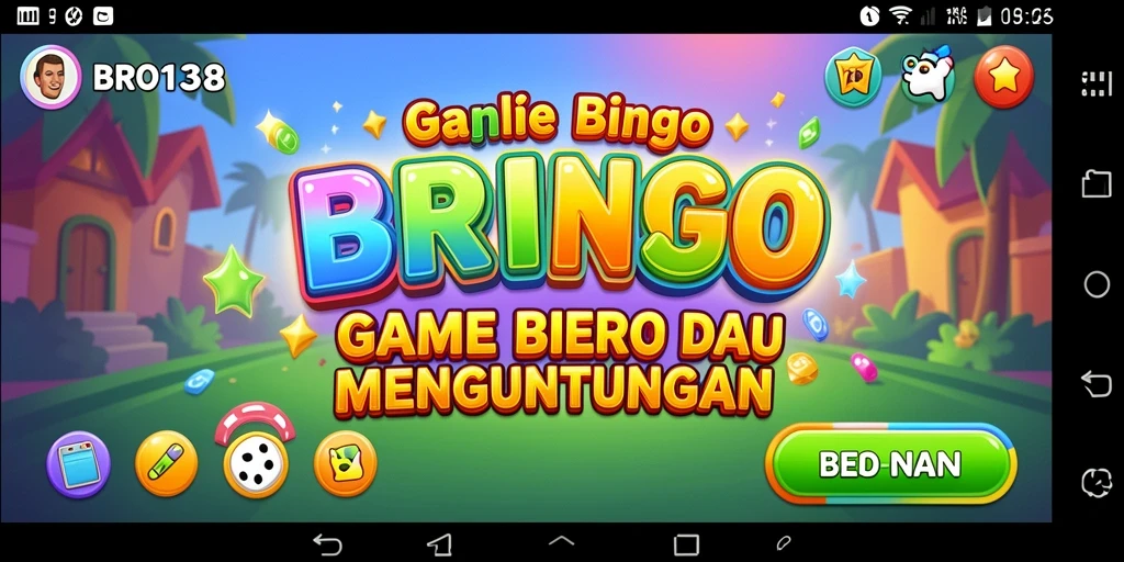 Tampilan gameplay seru dalam BRO138 dengan kartu Bingo yang menarik.