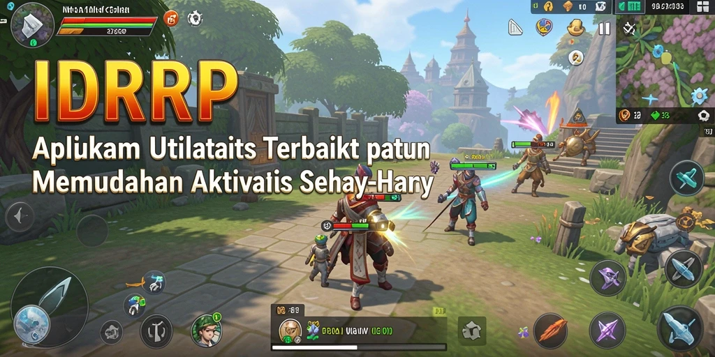 Tampilan antarmuka IDRRP yang sederhana dan fungsional.