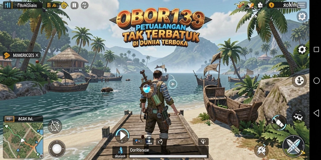Gameplay OBOR138 yang menampilkan dunia terbuka yang luas dan aktivasi misi yang seru.