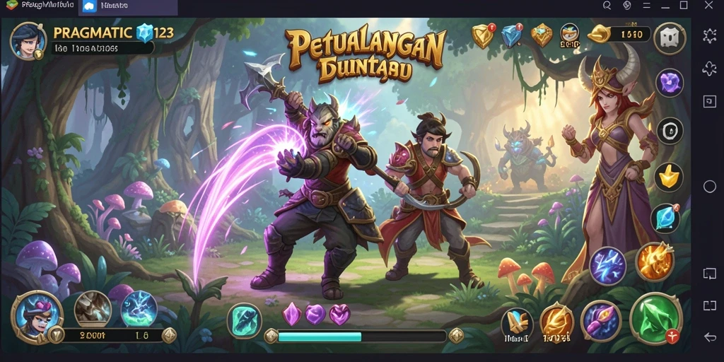 Tangkapan layar PRAGMATIC123 menampilkan aksi mendebarkan dalam petualangan.