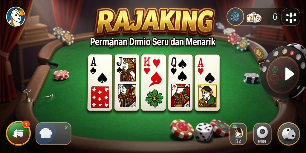 Screenshot dari gameplay dominasi menyenangkan di RAJAKING.