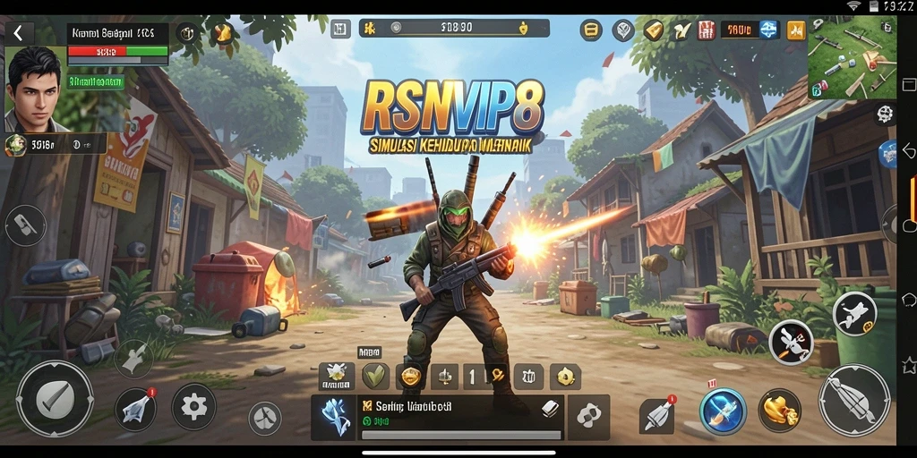 Tampilan gameplay menarik dari RSNVIP8 dengan karakter dan lingkungan yang hidup.