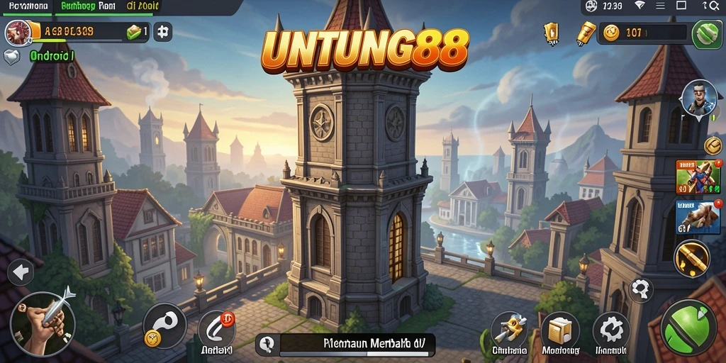 Gameplay seru dalam UNTUNG88 dengan menara pertahanan yang strategis.